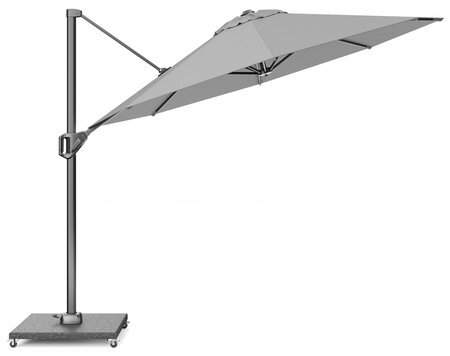 Platinum Zweefparasol Voyager T¹ Ø 300 cm Lichtgrijs - afbeelding 2