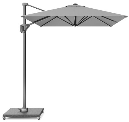 Platinum Zweefparasol Voyager T¹ 300 x 200 cm Lichtgrijs - afbeelding 1