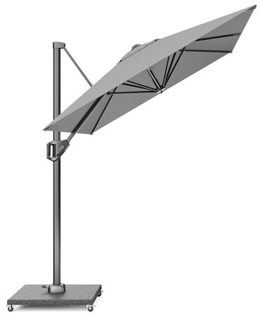 Platinum Zweefparasol Voyager T¹ 300 x 200 cm Lichtgrijs - afbeelding 2