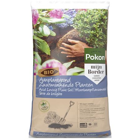 Pokon Bio Aanplantgrond voor Zuurminnende Planten 30L - afbeelding 1