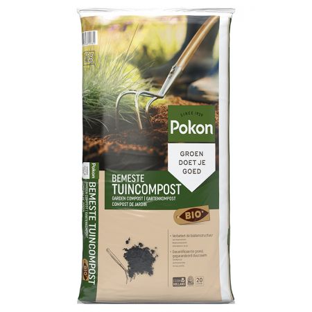 Pokon Bio Bemeste Tuincompost 20L - afbeelding 1