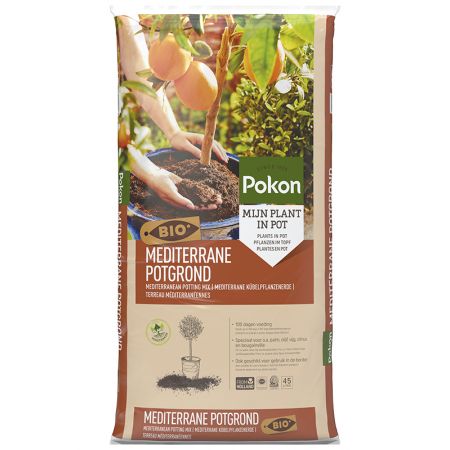 Pokon Bio Potgrond Mediterrane Planten 45L - afbeelding 1