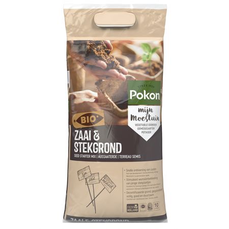 Pokon Bio Zaai & Stekgrond 10L - afbeelding 1