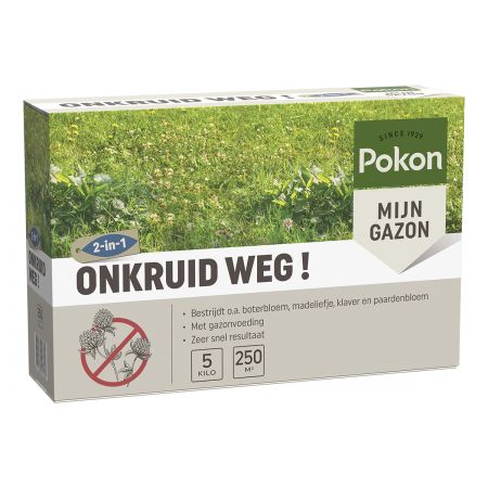 Pokon Onkruid Weg! 5kg voor 250m² - afbeelding 1