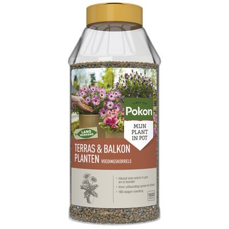 Pokon Terras & Balkon Planten Voedingskorrels 1800g - afbeelding 1