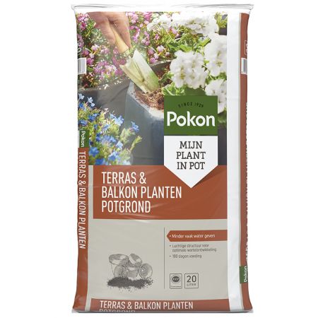 Pokon Potgrond Terras & Balkon Planten 20L - afbeelding 1