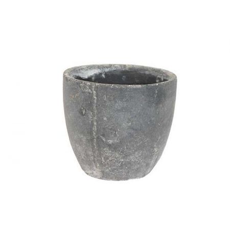 Pot Anne blue stone D18 H17