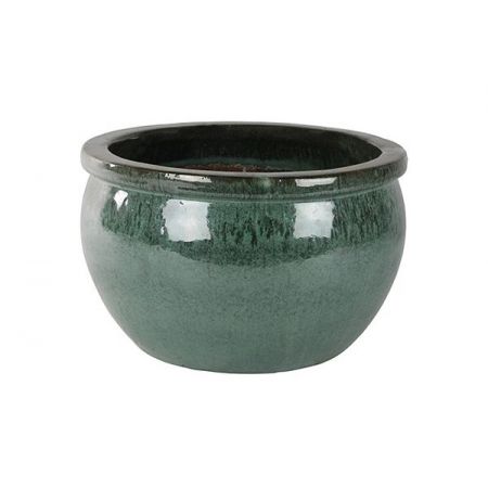 Pot Bavaria marble green D34 H20