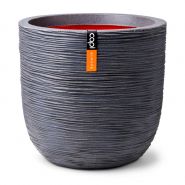 Capi Europe - Pot bol Rib NL 35x34 donkergrijs - afbeelding 1