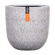 Pot bol Stone  35x34 ivoor