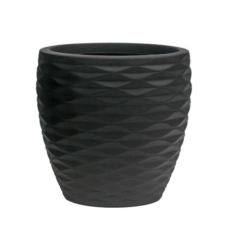 Pot Matt black − Ø 34 x H 33 cm