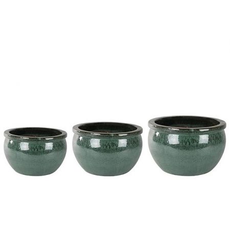 Pot S3 Bavaria marble green D46 H26