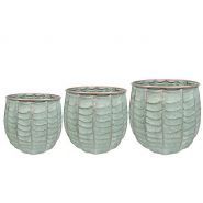 Pot set van 3 Esmee ice green D40 H37