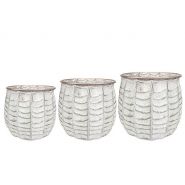 Pot set van 3 Esmee ice grey D40 H37