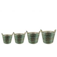 Pot set van 4 Yasmijn groen D47 H37