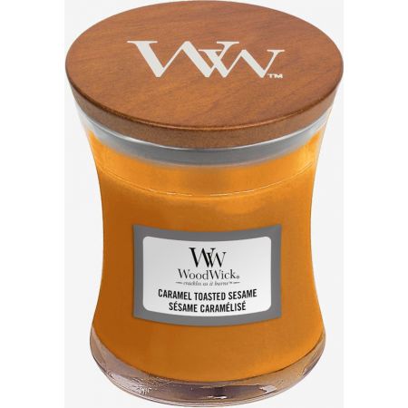 WoodWick Caramel Toasted Sesame Mini Candle