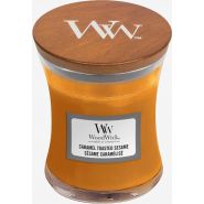 WoodWick Caramel Toasted Sesame Mini Candle