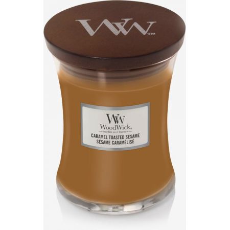 WoodWick Caramel Toasted Sesame Medium Candle