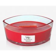 WoodWick Crimson Berries Ellipse Candle - afbeelding 2