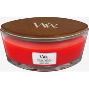 WoodWick Crimson Berries Ellipse Candle - afbeelding 3