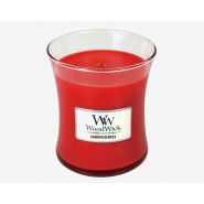 WoodWick Crimson Berries Medium Candle - afbeelding 1