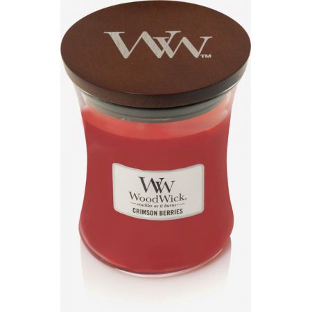 WoodWick Crimson Berries Medium Candle - afbeelding 3