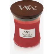 WoodWick Crimson Berries Medium Candle - afbeelding 3