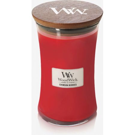 WoodWick Crimson Berries Large Candle - afbeelding 2