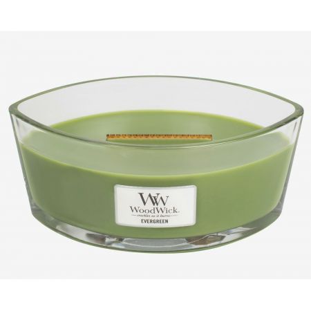 WoodWick Evergreen Ellipse Candle - afbeelding 1