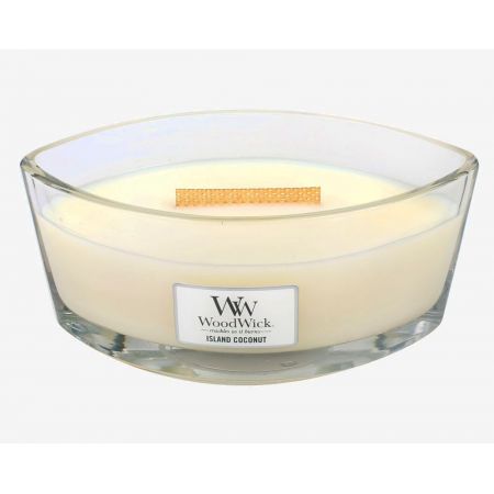 WoodWick Island Coconut Ellipse Candle - afbeelding 1