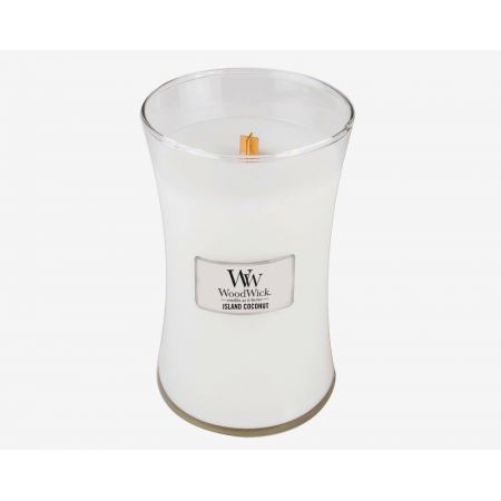 WoodWick Island Coconut Large Candle - afbeelding 1