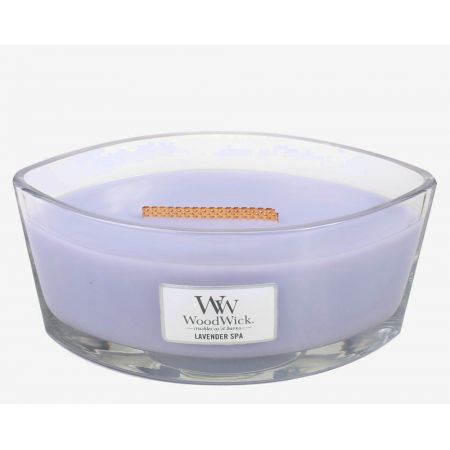 WoodWick Lavender Spa Ellipse Candle - afbeelding 1