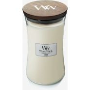 WoodWick Linen Large Candle