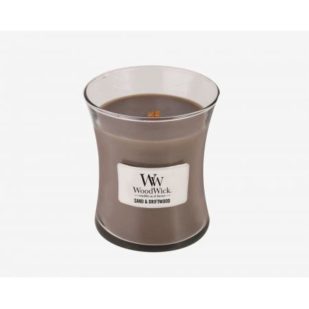 WoodWick Sand & Driftwood Medium Candle - afbeelding 1