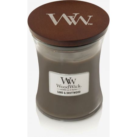 WoodWick Sand & Driftwood Medium Candle - afbeelding 2