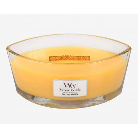 WoodWick Seaside Mimosa Ellipse Candle - afbeelding 1