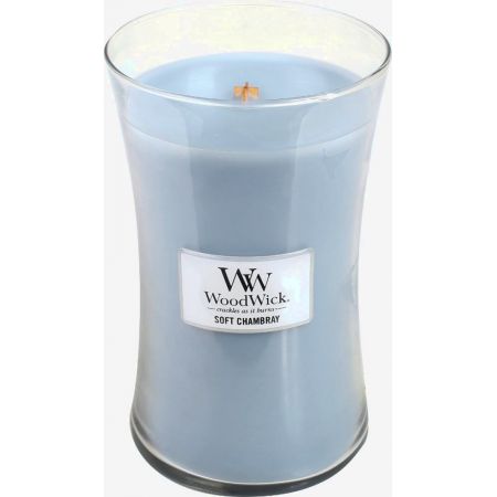 WoodWick Soft Chambray Large Candle