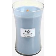 WoodWick Soft Chambray Large Candle