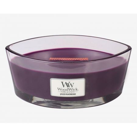 WoodWick Spiced Blackberry Ellipse Candle - afbeelding 1