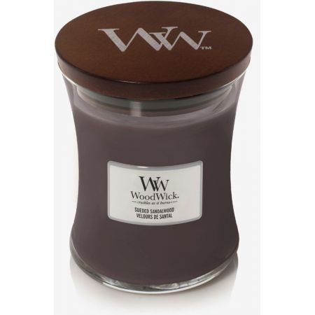 WoodWick Sueded Sandalwood Medium Candle