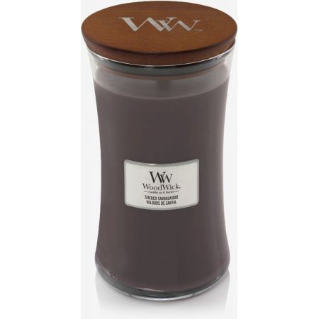 WoodWick Sueded Sandalwood Large Candle