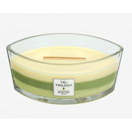 WoodWick Trilogy Garden Oasis Ellipse Candle