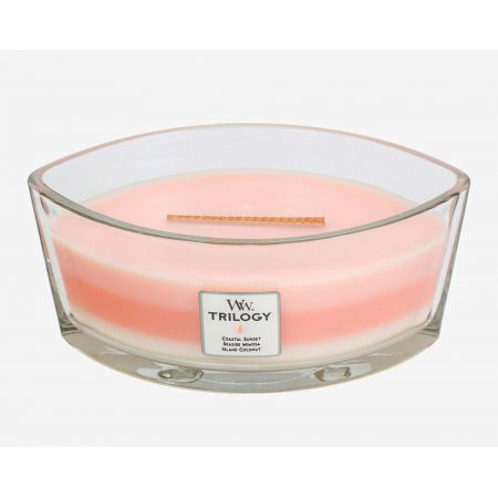 WoodWick Trilogy Island Getaway Ellipse Candle