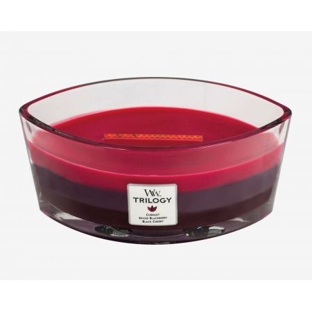 WoodWick Trilogy Sun Ripened Berries Ellipse Candle