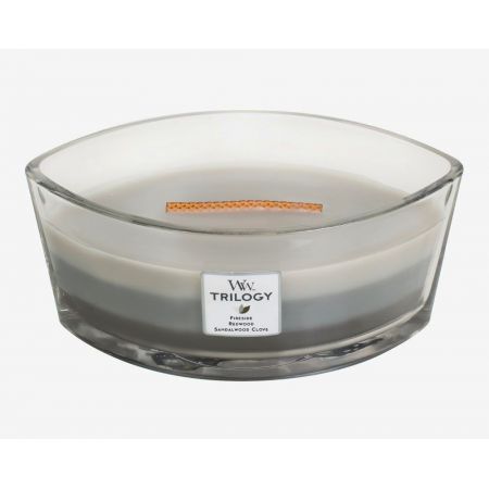 WoodWick Trilogy Warm Woods Ellipse Candle