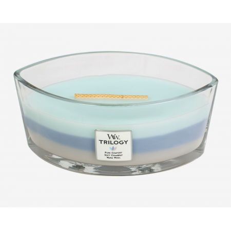 WoodWick Trilogy Woven Comforts Ellipse Candle