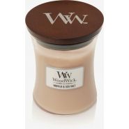 WoodWick Vanilla & Sea Salt Medium Candle - afbeelding 2