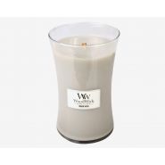 WoodWick Warm Wool Large Candle - afbeelding 1