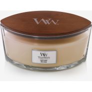 WoodWick White Honey Ellipse Candle