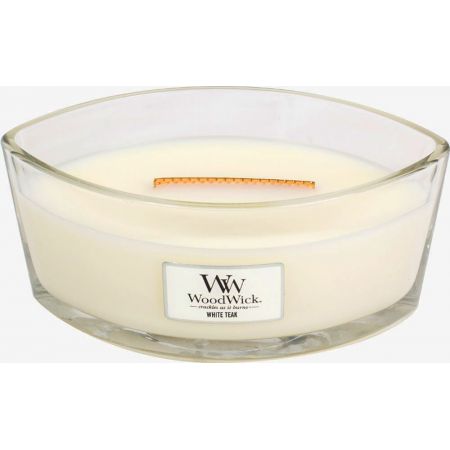 WoodWick White Teak Ellipse Candle - afbeelding 2